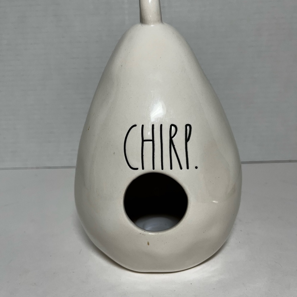 Rae Dunn Tear drop Chirp Birdhouse